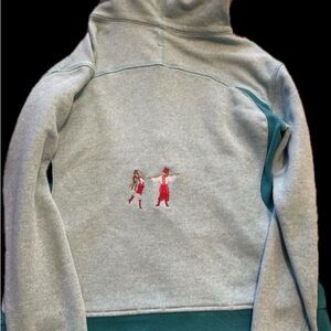 Lululemon hoodie in Embroidered Ukrainian Dancers on the back